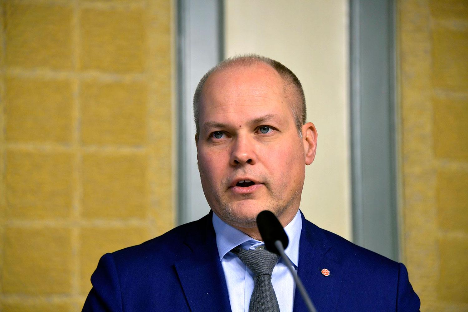 Justitieminister Morgan Johansson (S)