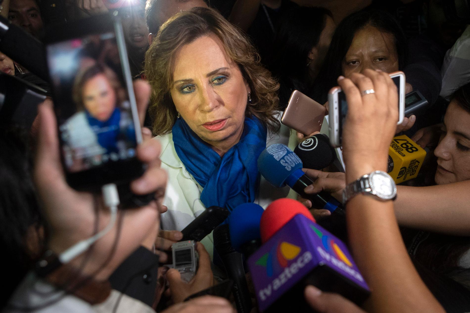 Sandra Torres vann första omgången i presidentvalet i helgen. Men nu ska rösterna räknas om.