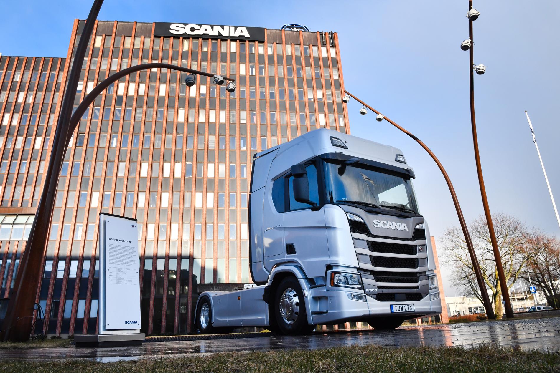 Scania AB toppar listan.