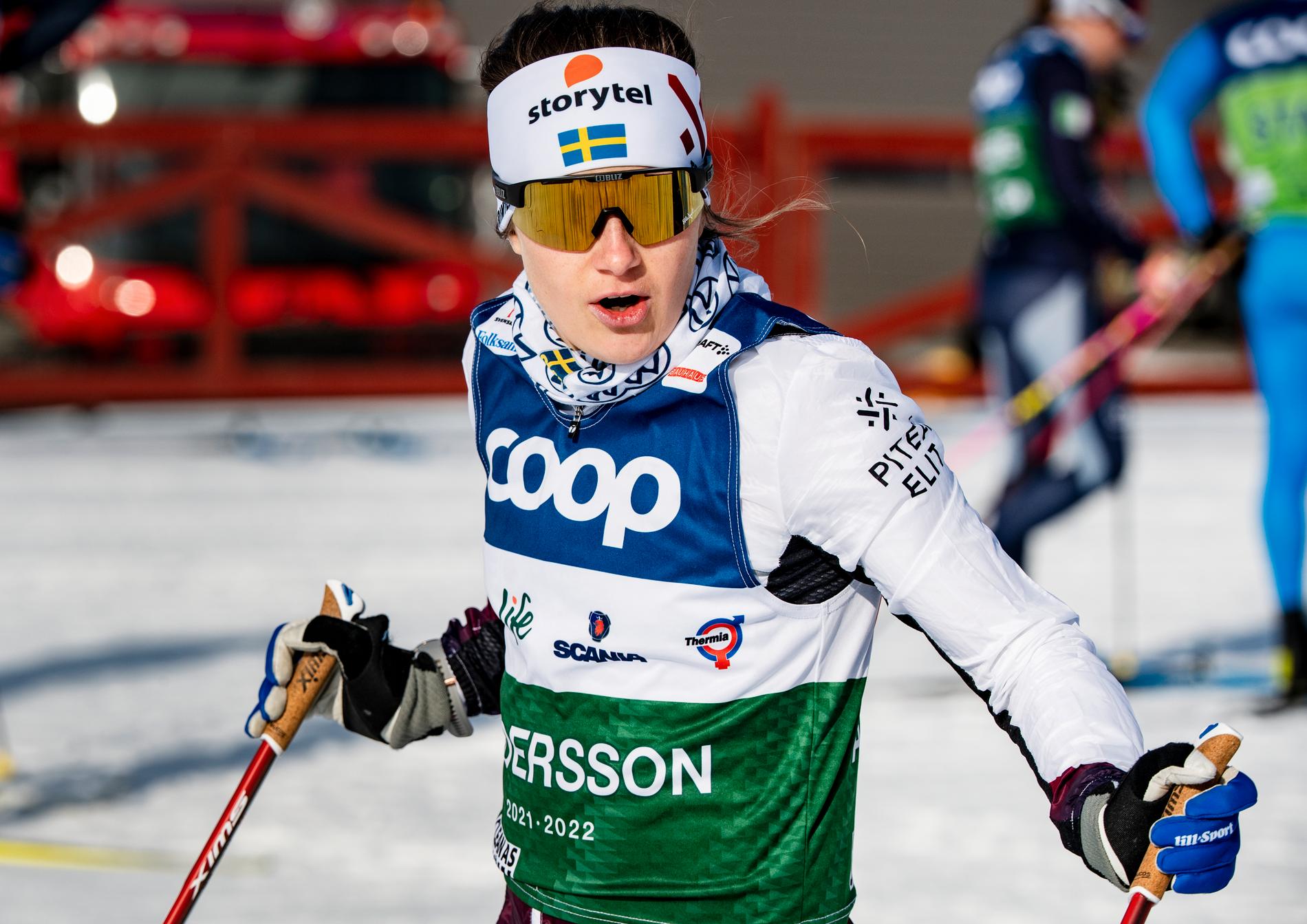Ebba Andersson stannar kvar i landslaget, trots en del tvekan. Arkivbild.