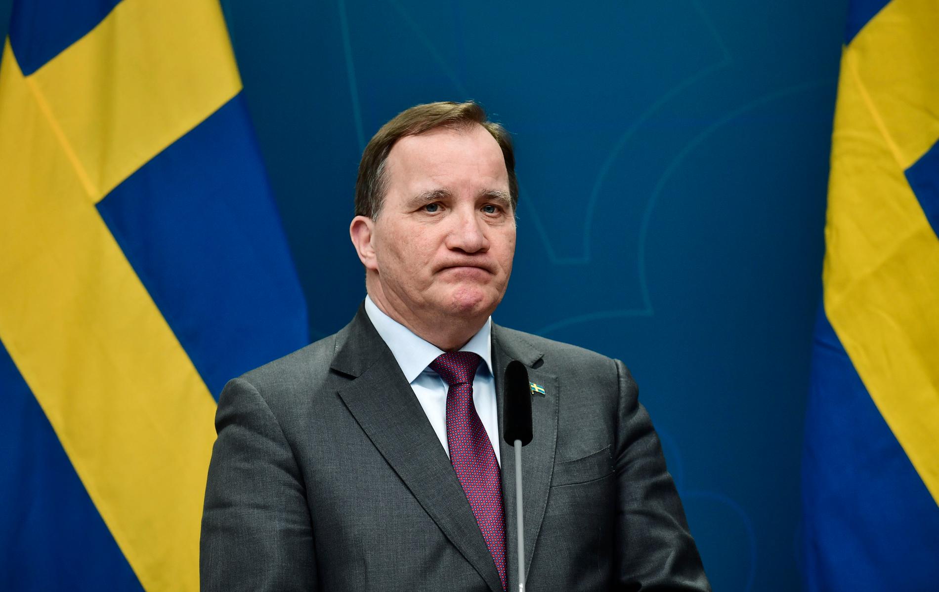 – Det finns en stor risk att antalet fall kommer bli mycket fler, sa statsminister Stefan Löfven.