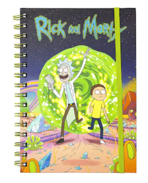 Anteckningsblock Rick & Morty. 
