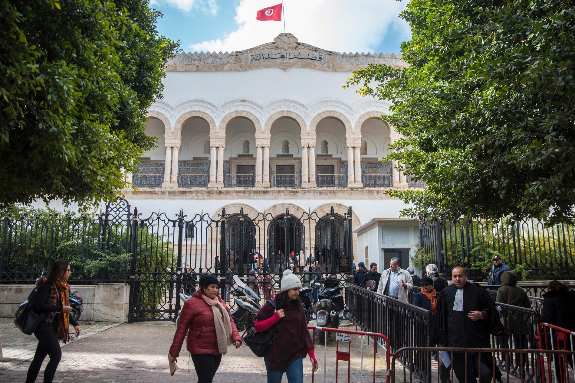 Domstolen i Tunis. Arkivbild.