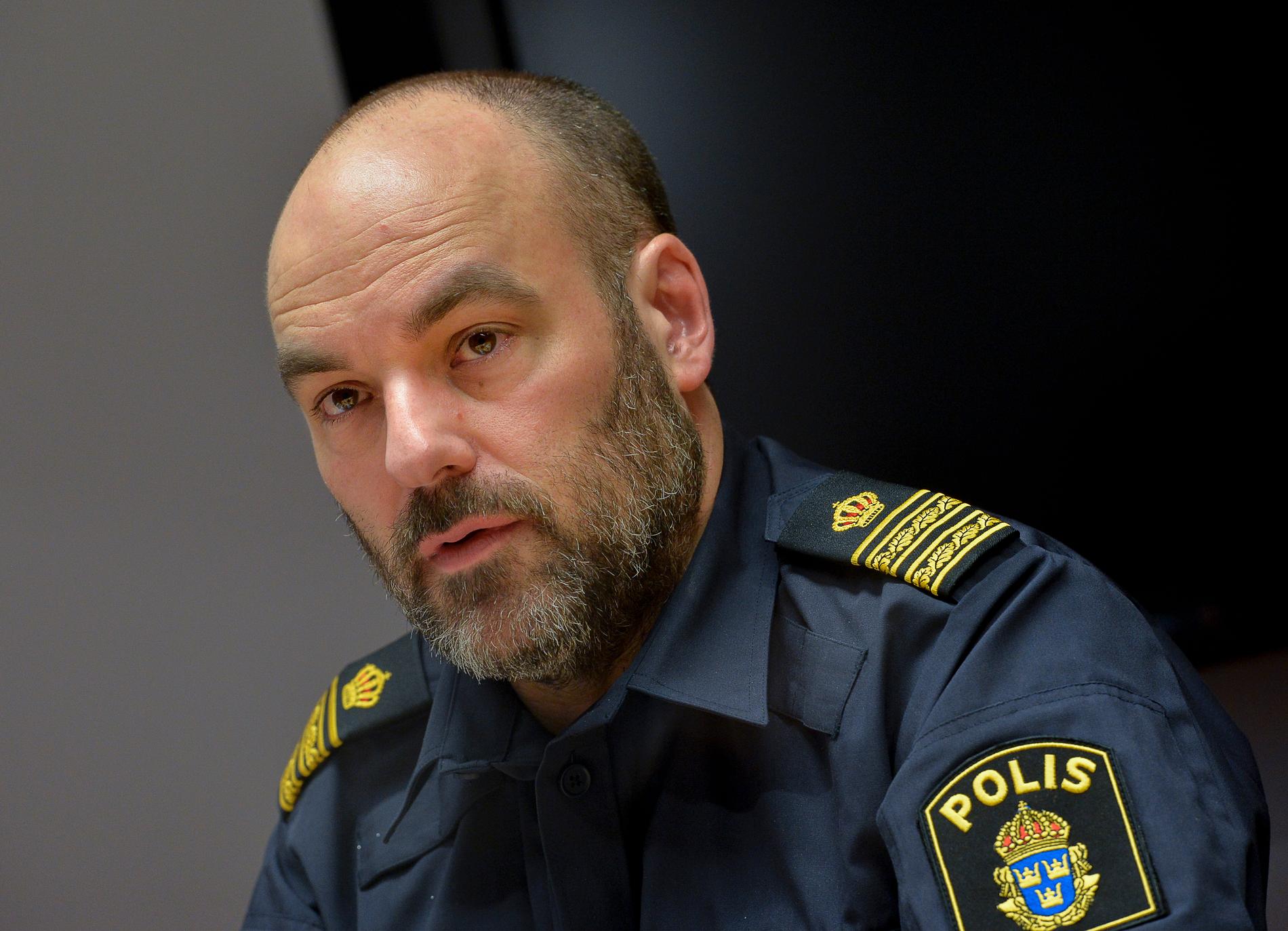 Patrik Engström, chef för gränspolisen. 