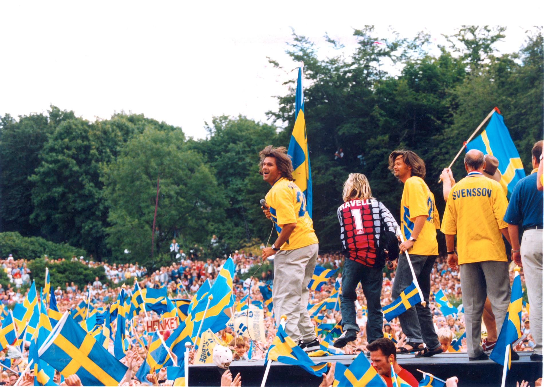 GES under firandet i Rålambshovsparken i Stockholm 1994.