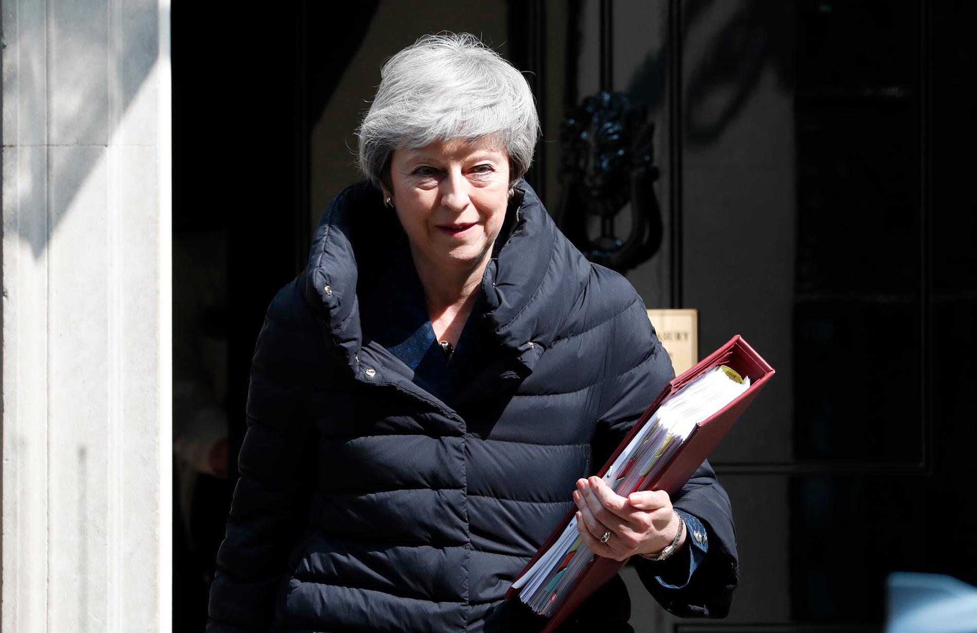 Storbritanniens premiärminister Theresa May. Arkivbild.