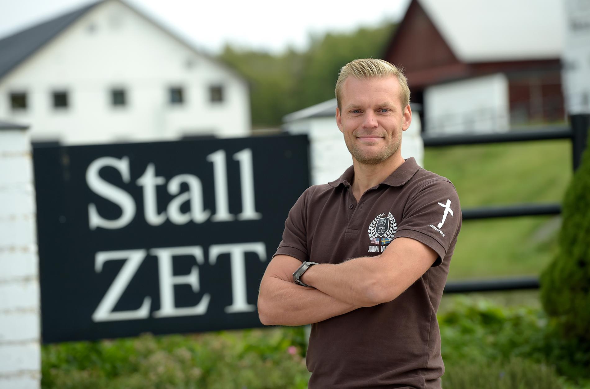 Johan Arneng är i dag ansvarig för Stall Zets avelsverksamhet
