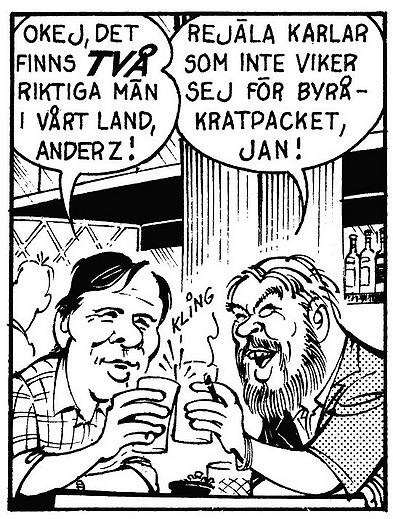 Jan Guillou och Anderz Harning i ”Ratte”.