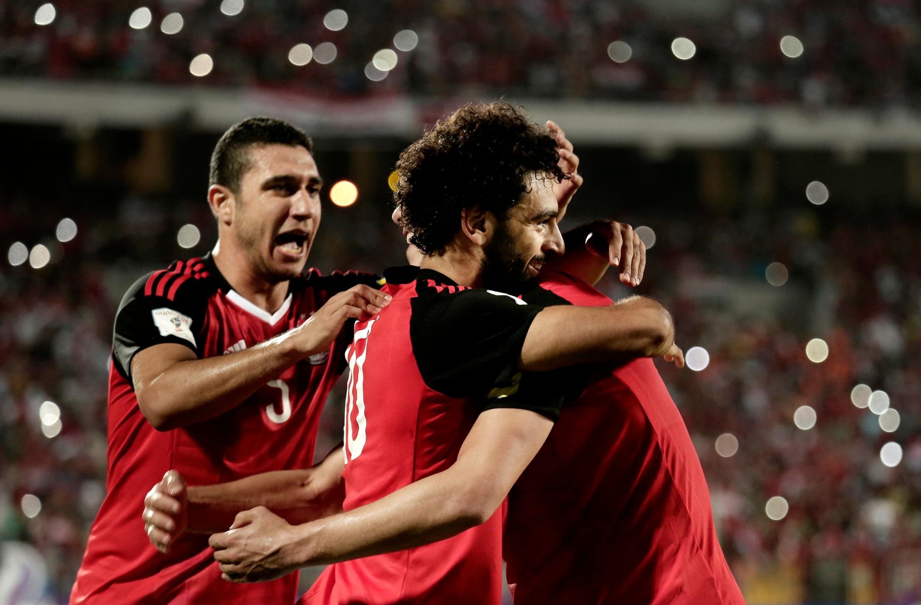 Egypten spelar i grupp A med hemmanationen Ryssland i VM.