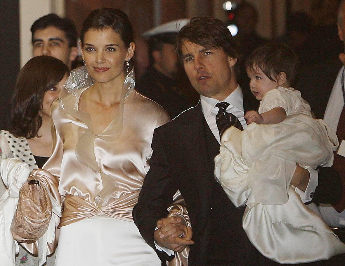 Katie Holmes och Tom Cruise när de var gifta. Efter skilsmässan har Katie och dottern Suri bott i New York.