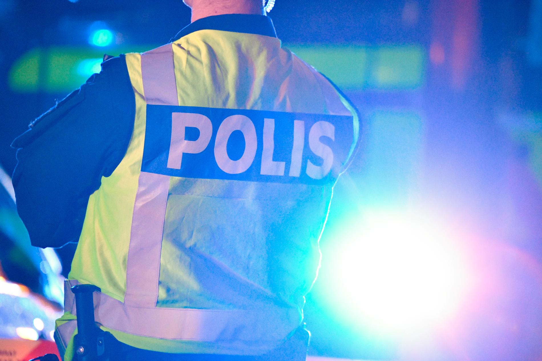 En polis blev skadad i samband med ett gripande i Borlänge. Arkivbild.
