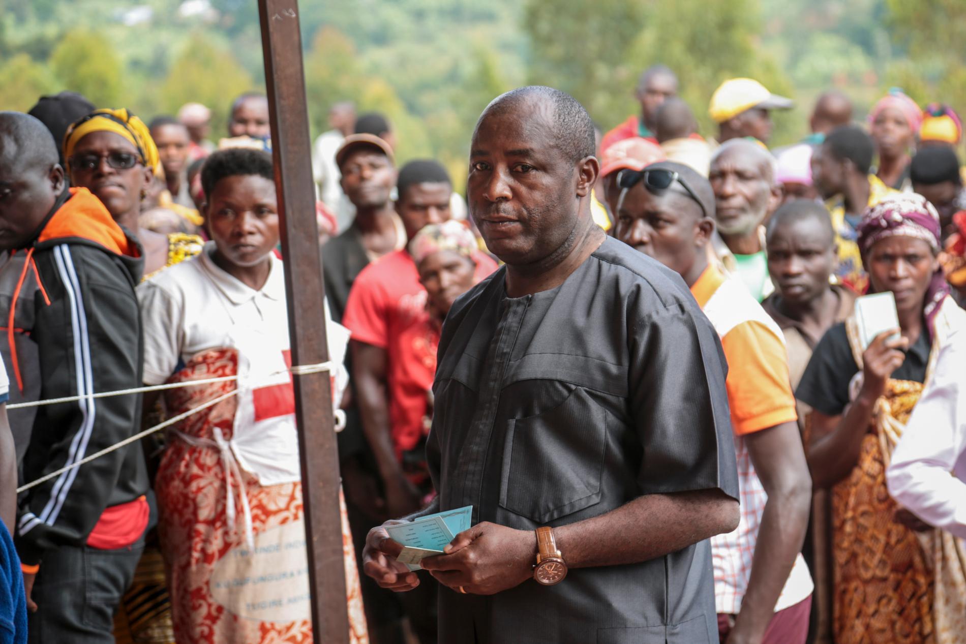 Regeringspartiets kandidat Evariste Ndayishimiye vann presidentvalet i Burundi. Arkivbild