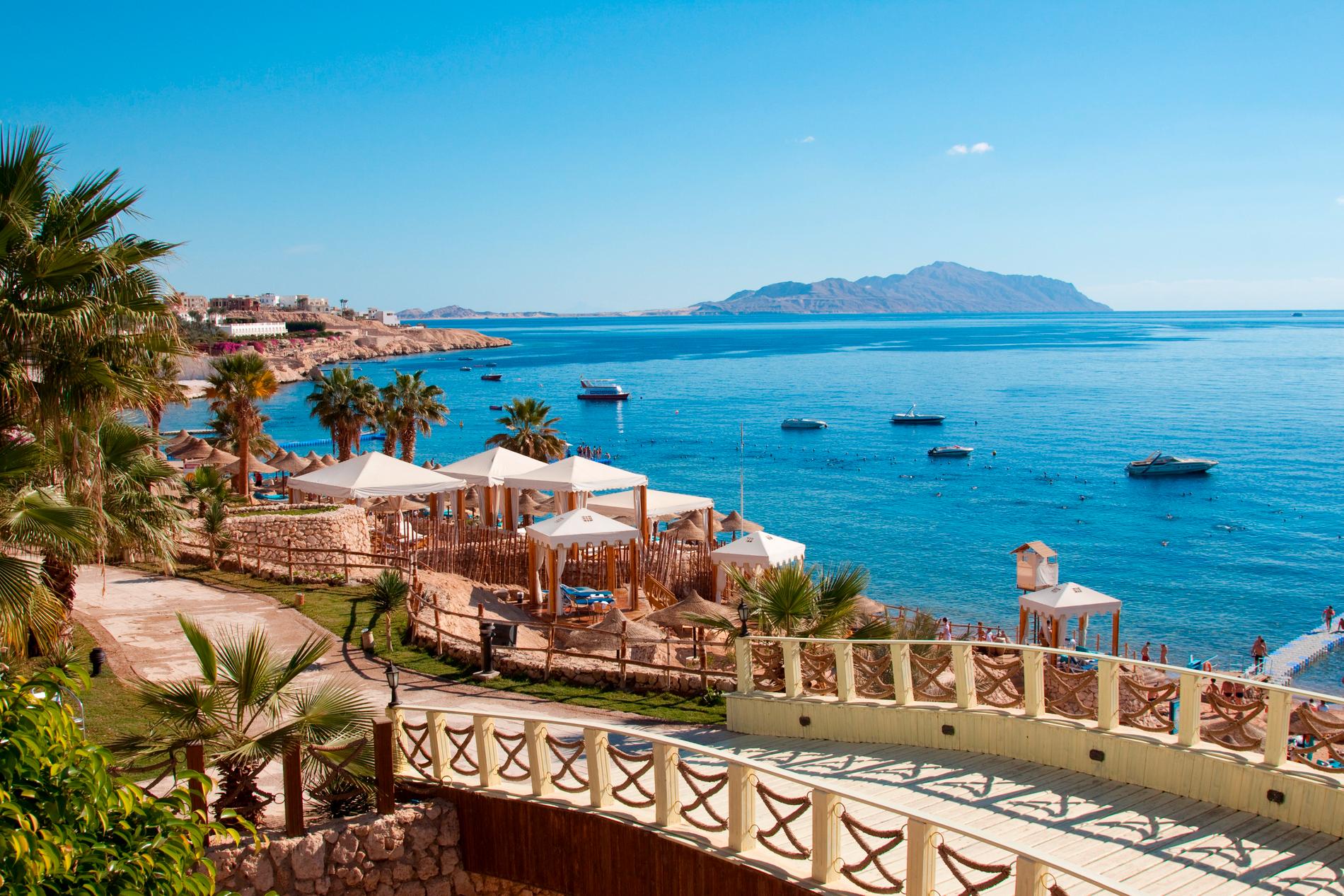 Hurghada är en av de badorter på södra Sinai som återigen lockar svenska turister.