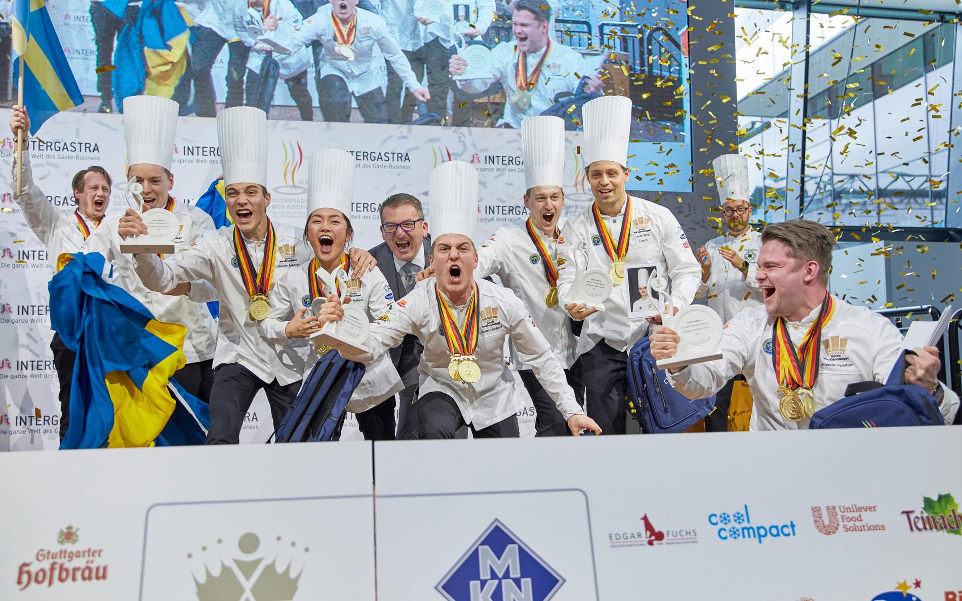 Svenska juniorkocklandslaget tog guld i vad som i bland kallas kock-OS.