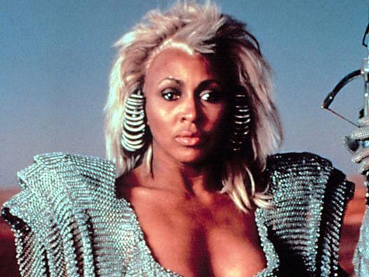 Tina Turner i filmen ”Mad Max – bortom Thunderdome” 1985.