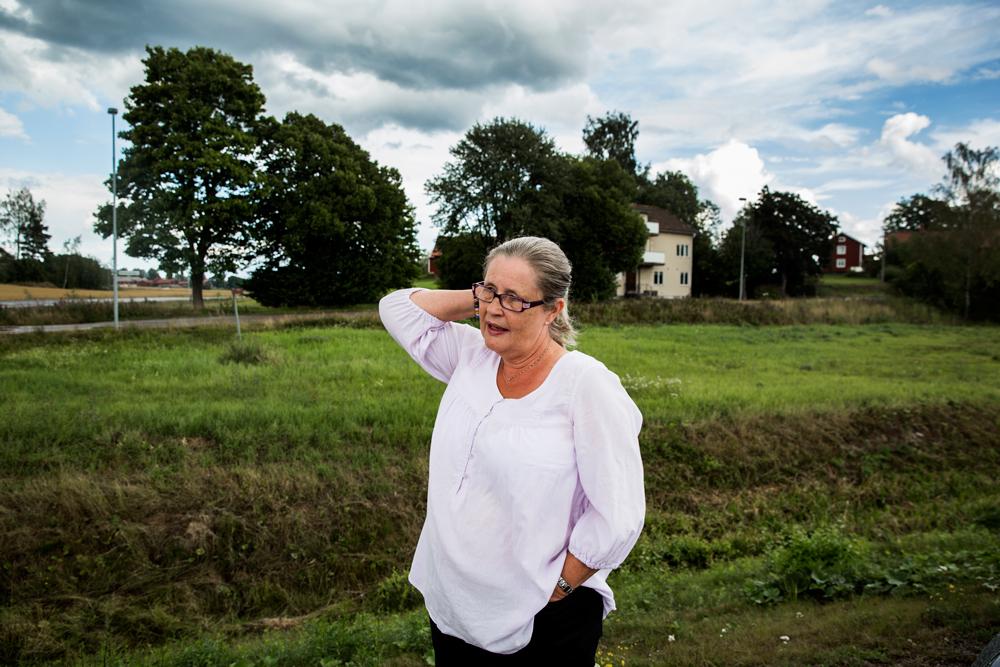 Lena Blixt, 62, möttes av röklukt när hon slog upp dörren till sin gård i Hörnsjöfors