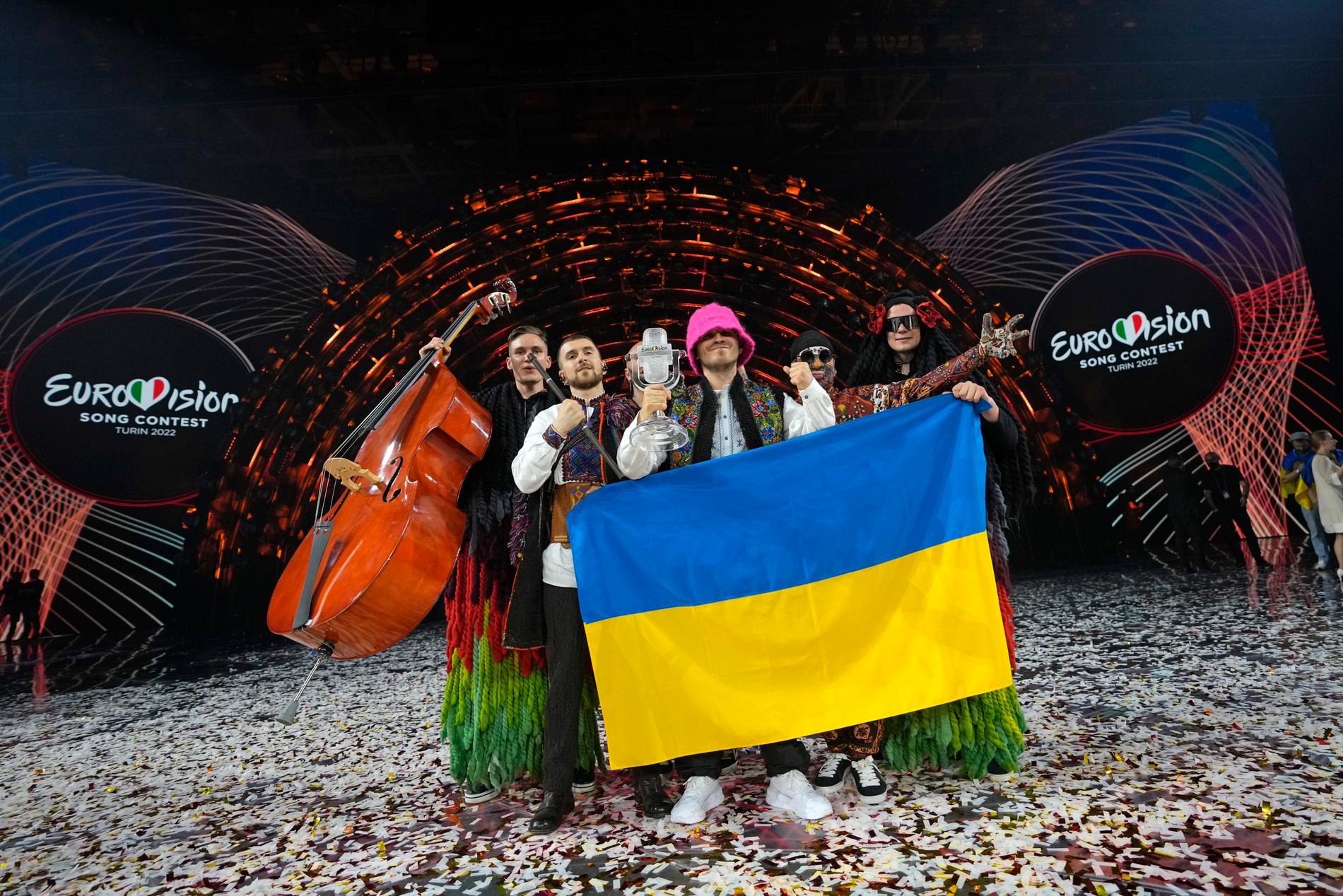Kalush Orchestra från Ukraina vann Eurovision Song Contest.
