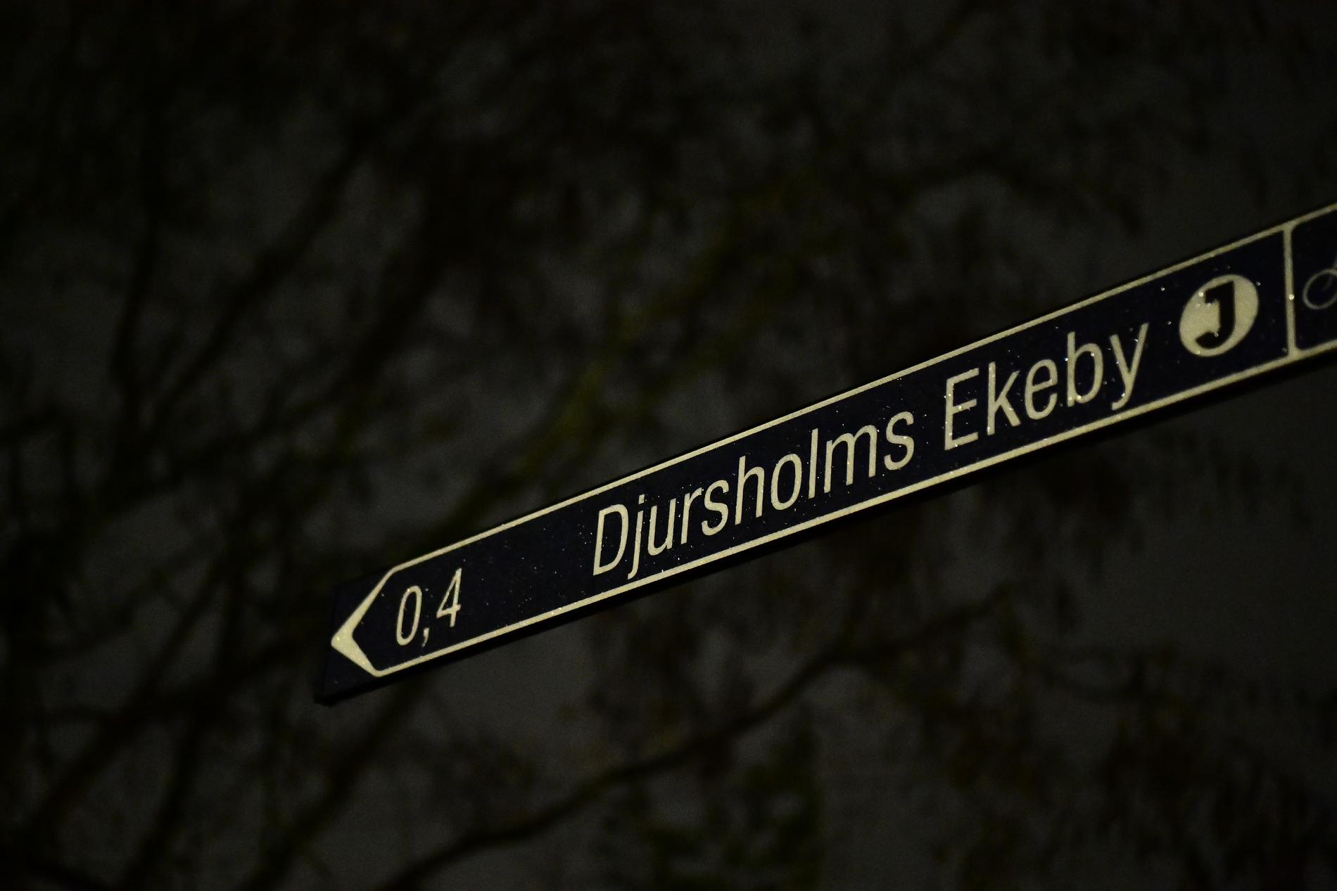 Det var vid halv nio som det knackade på hemma hos offret i Djursholms Ekeby.