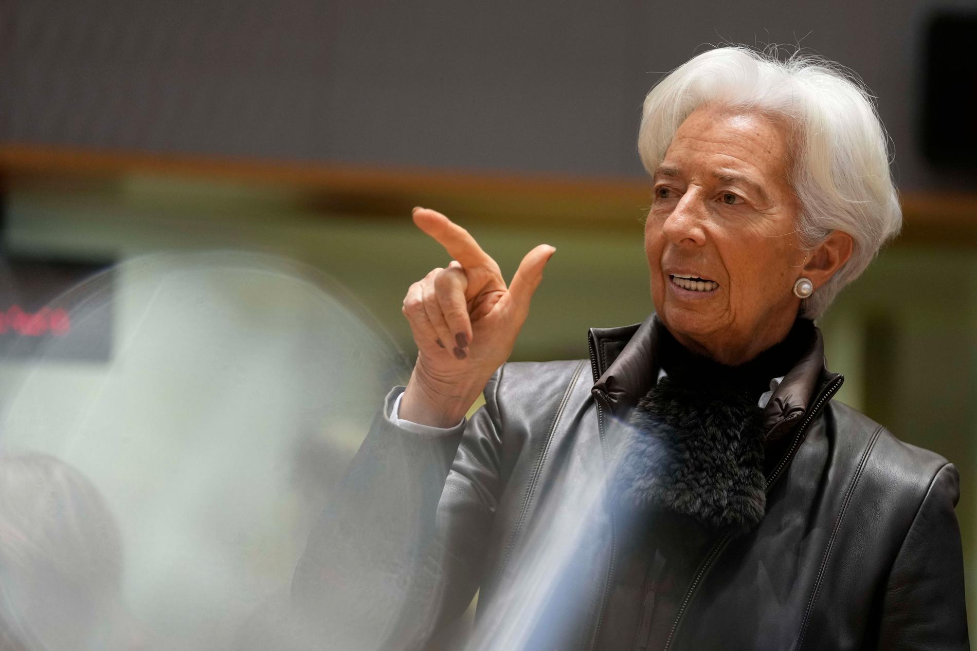 Idag höjde chefen för den europeiska centrallbanken, Christine Lagarde, räntan.