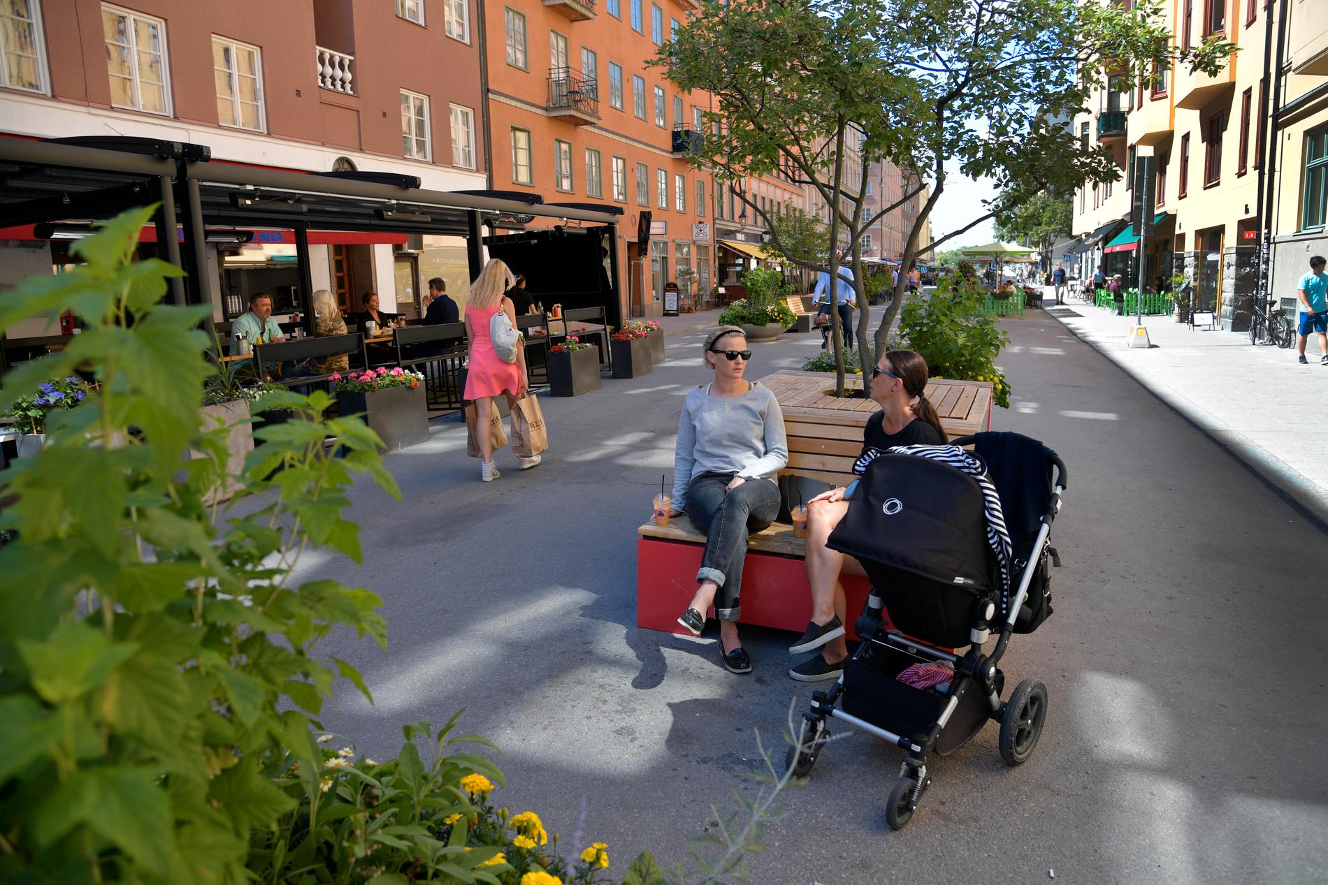 Sommargågata på Rörstrandsgatan i Stockholm/arkiv. 
