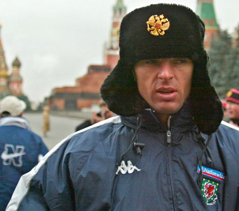 I Moskva med Wales 2003.