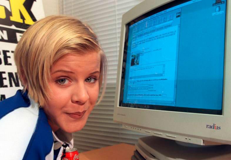Redan i februari 1996 chattade Robyn, då 16 år och ännu rätt okänd, med Aftonbladets läsare.