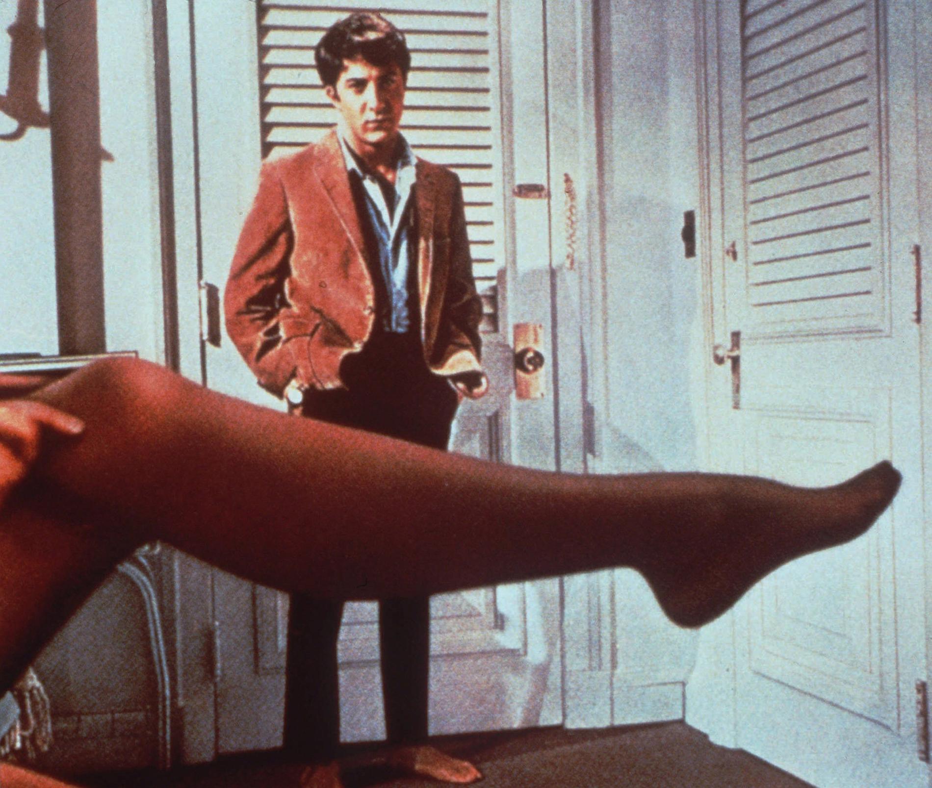 Dustin Hoffman fick sitt stora genombrott i "Mandomsprovet", som producerades av Lawrence Turman. Arkivbild.
