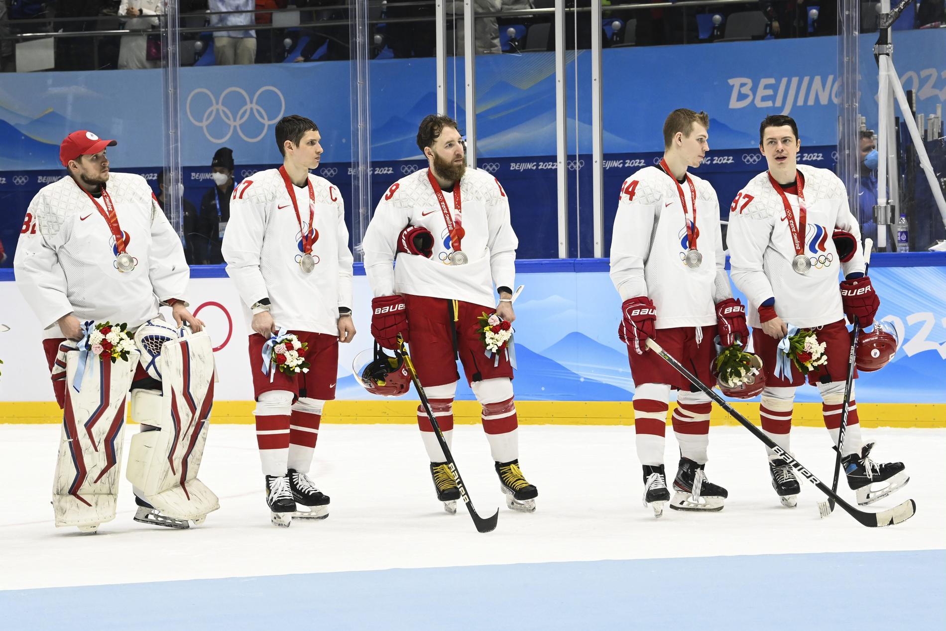 Det ryska laget som tog OS-silver stoppas från VM-spel i vår. Arkivbild.