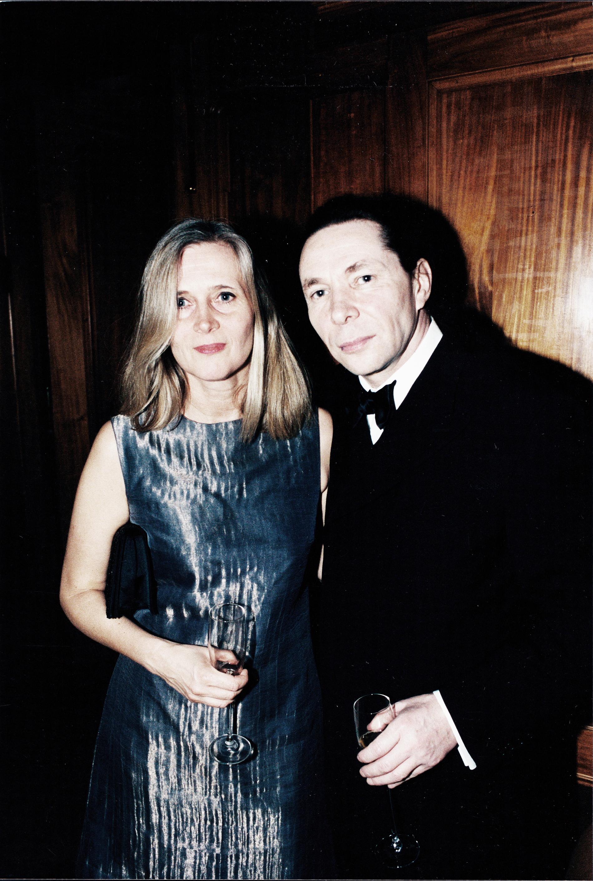 Katarina Frostenson med maken Jean-Claude Arnault år 2000.