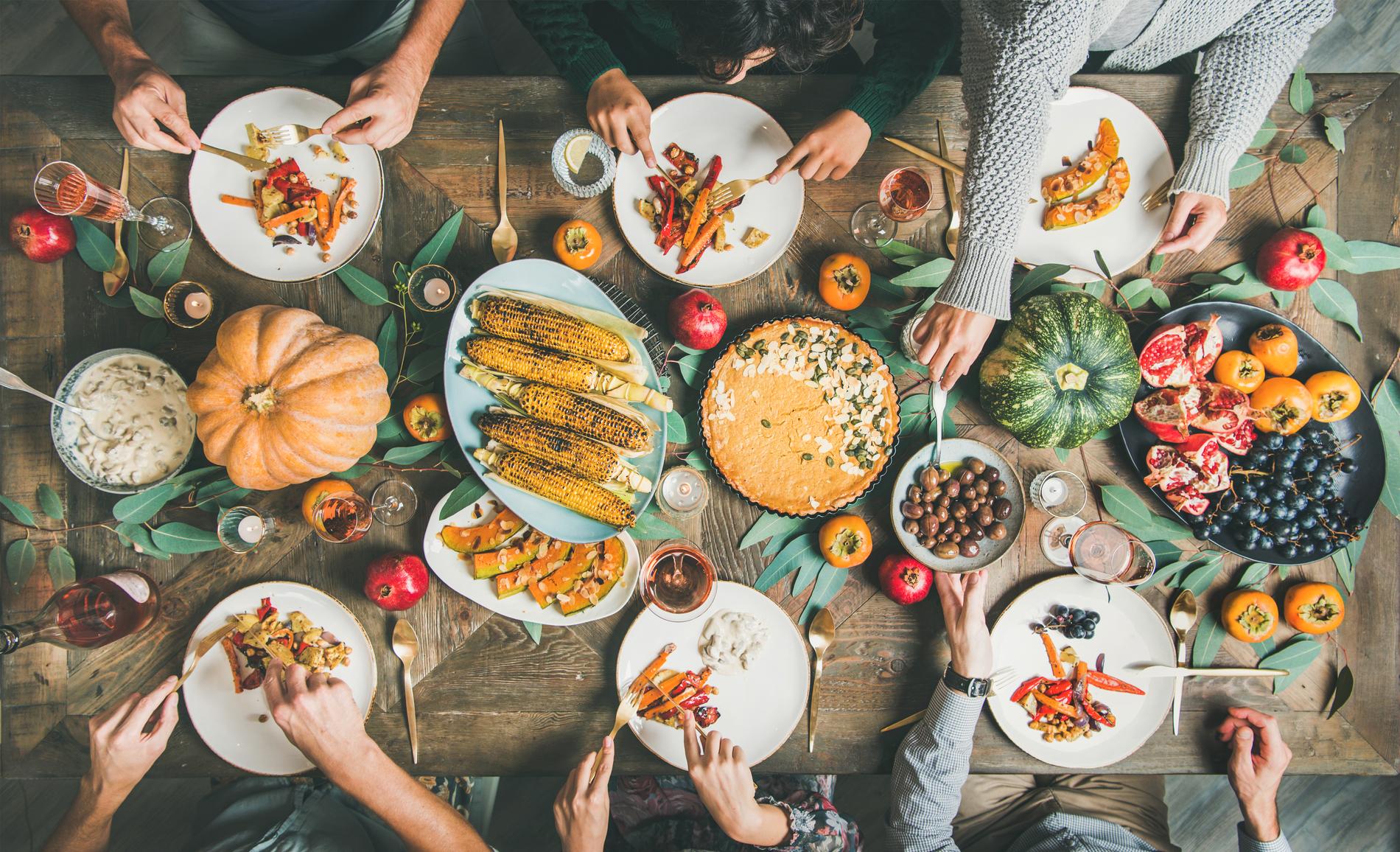 Den fjärde torsdagen i november firas Thanksgiving i USA. 