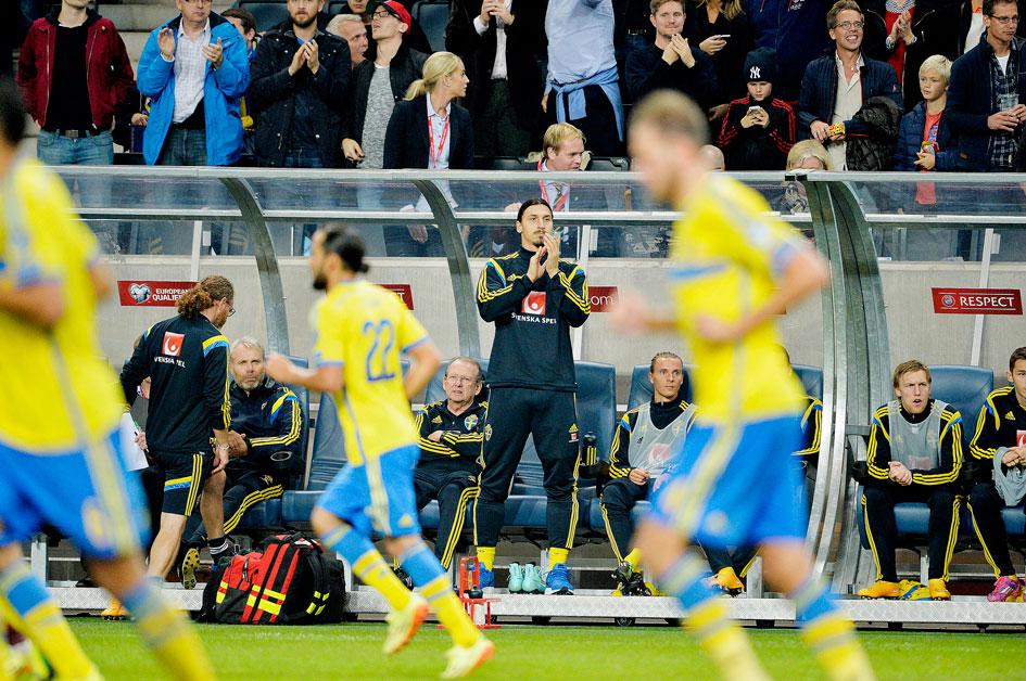 Zlatan var skadad hemma mot Ryssland, men trots det fick Sverige bara oavgjort. Så det finns hopp inför morgondagens match trots allt...