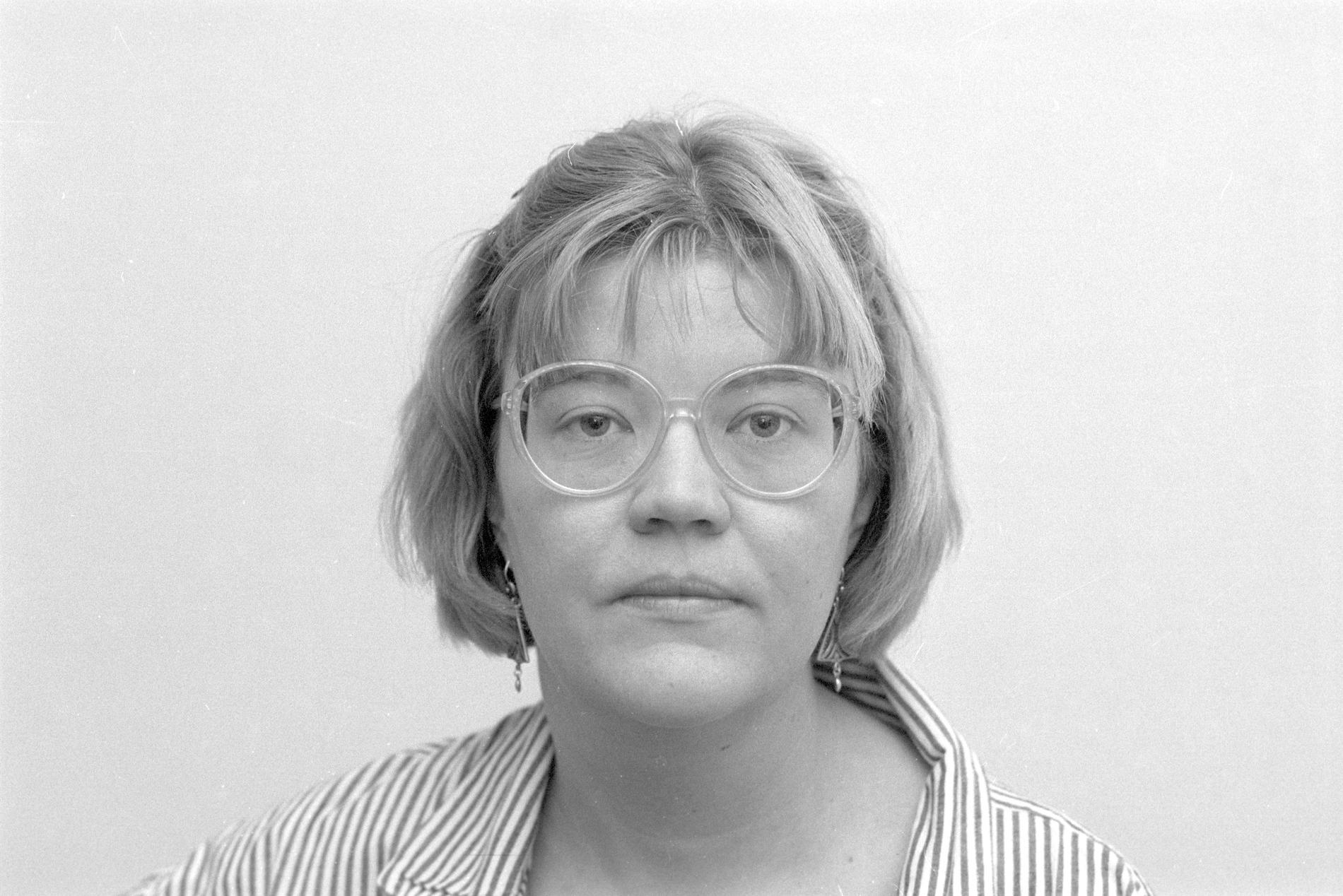 Lena Mellin fotograferad i januari 1987.