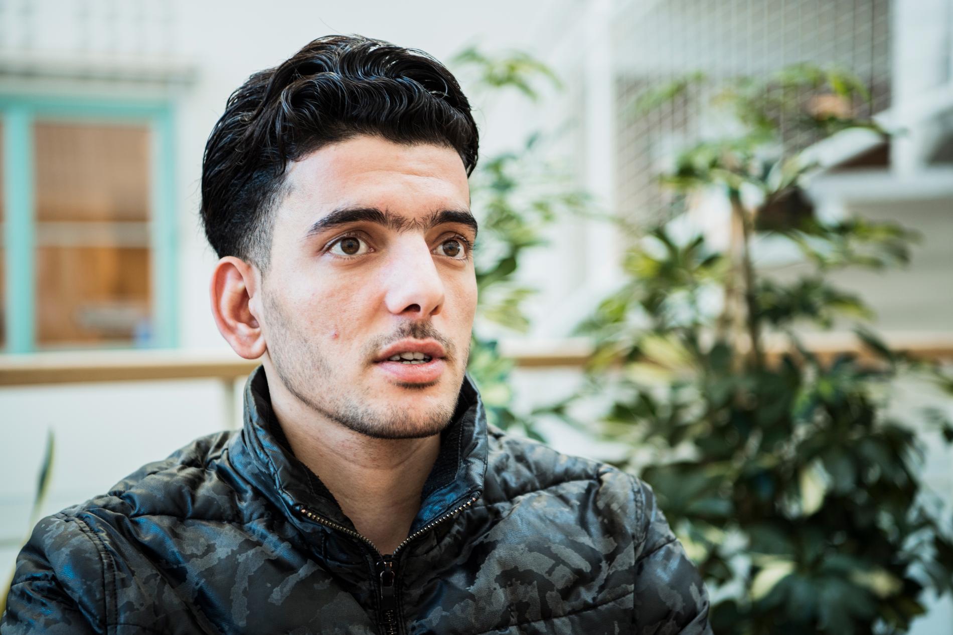 Hamad Al Abboud, 20 år, kom till Sverige från Syrien 2014