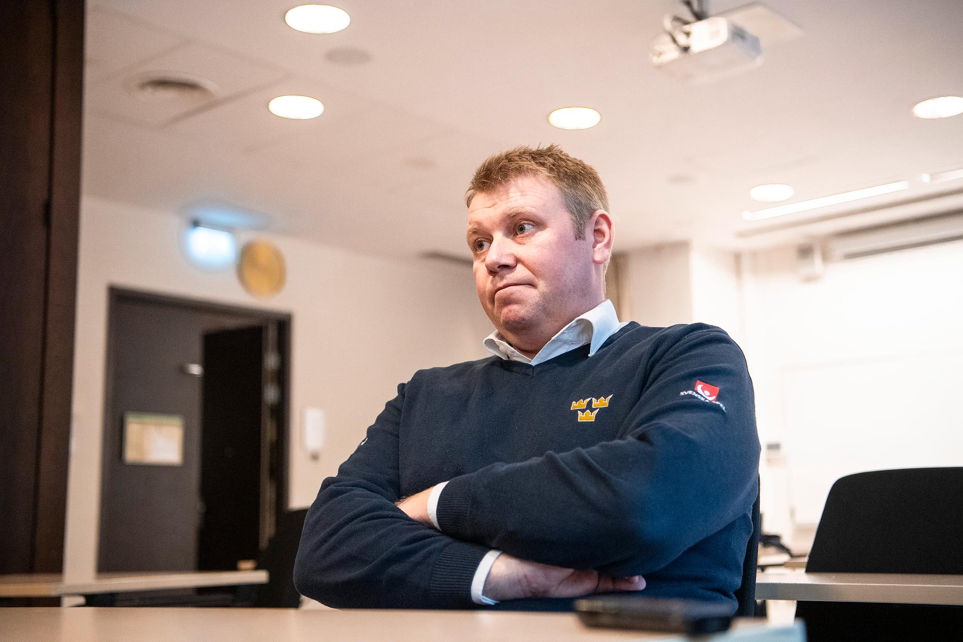 Ishockeyförbundets tävlingschef Olof Östblom.