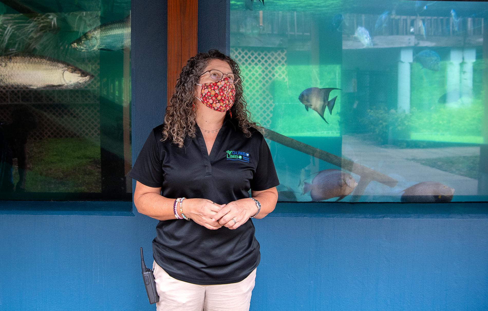 Whitney Crowder ansvarar för rehab av havssköldpaddor.