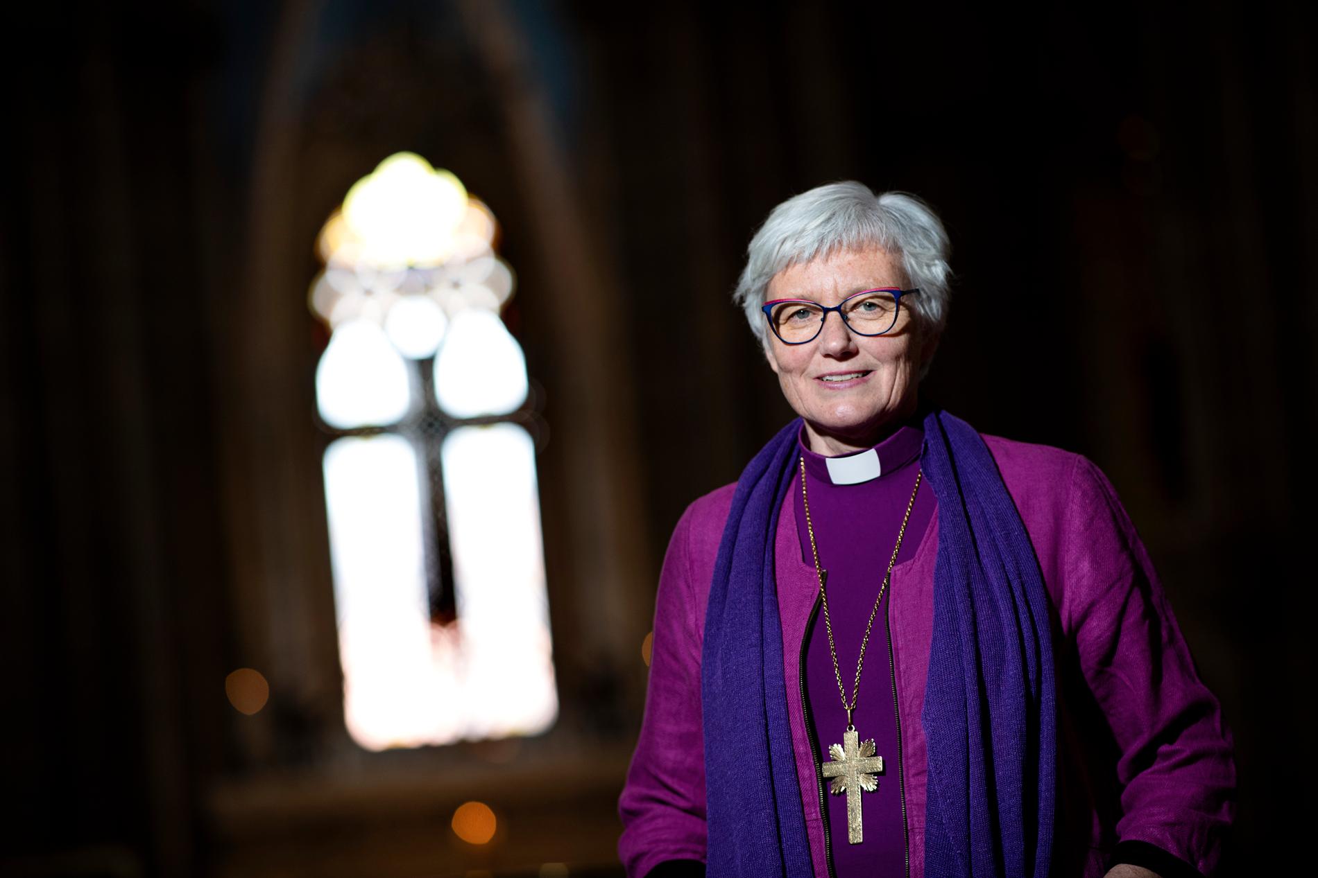 Ärkebiskop Antje Jackelén går i pension i höst. Nu ska hennes efterträdare väljas. Arkivbild.