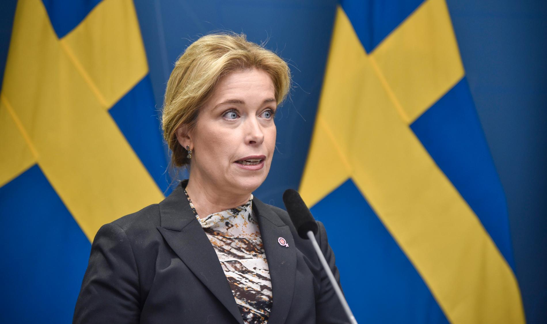 Annika Strandhäll, tidigare klimat- och miljöminister. 