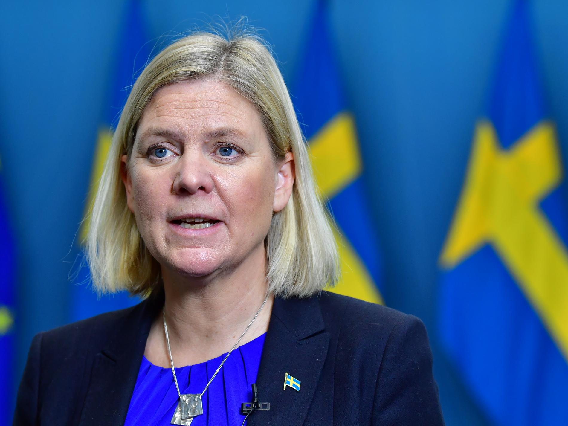 Finansminister Magdalena Andersson (S). Regeringen har under pandemin lagt fram tolv ändringsbudgetar, utöver de traditionella vår- och höständringsbudgetarna. Arkivbild.
