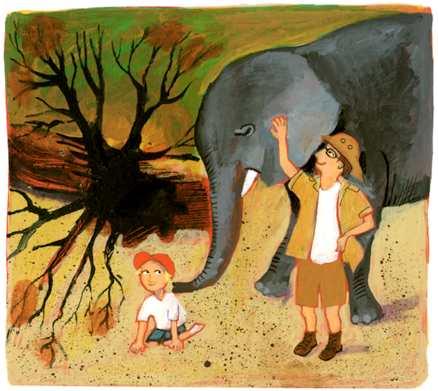”Min modiga mormor och den dansande elefanten” av Inger Jalakas och Helena Bergendahl.