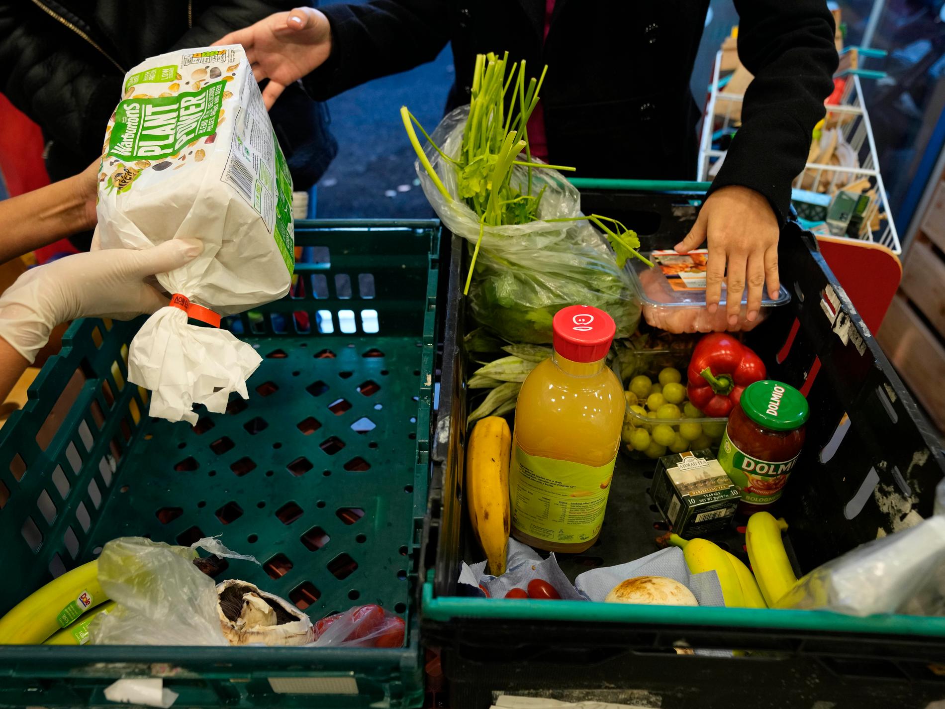 Rekordmånga britter beroende av matbanker