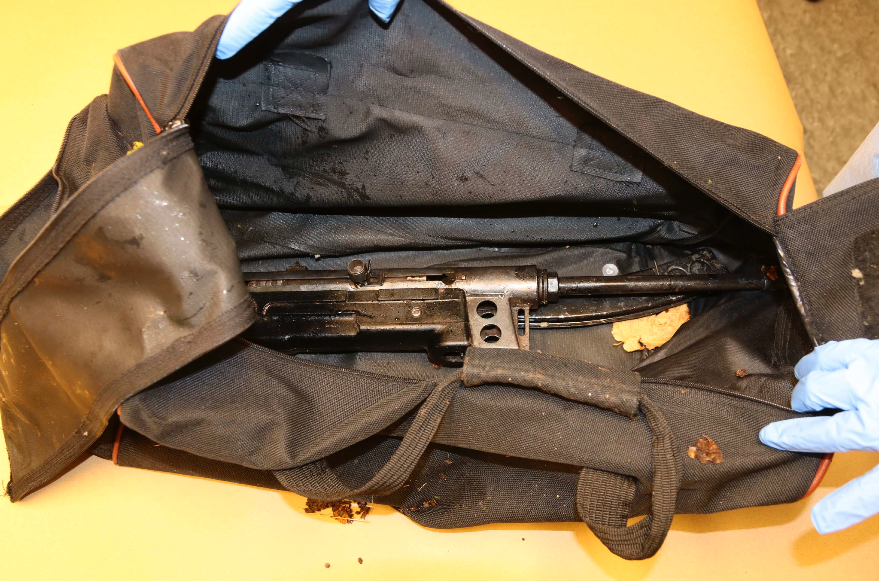 Vapnet som hittades i samband med att pojkarna i Linköping greps. 