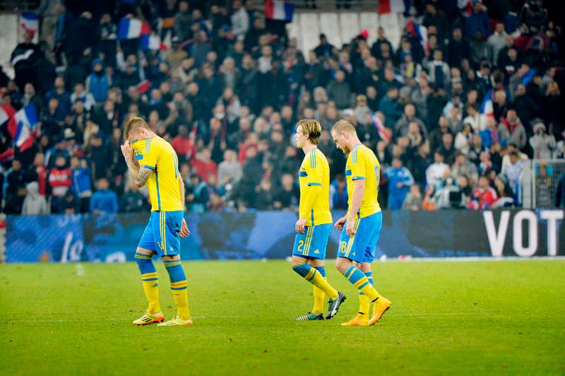 Det blev bara 1–0 till Frankrike, men spelmässigt var Sverige aldrig nära att hota hemmalaget.