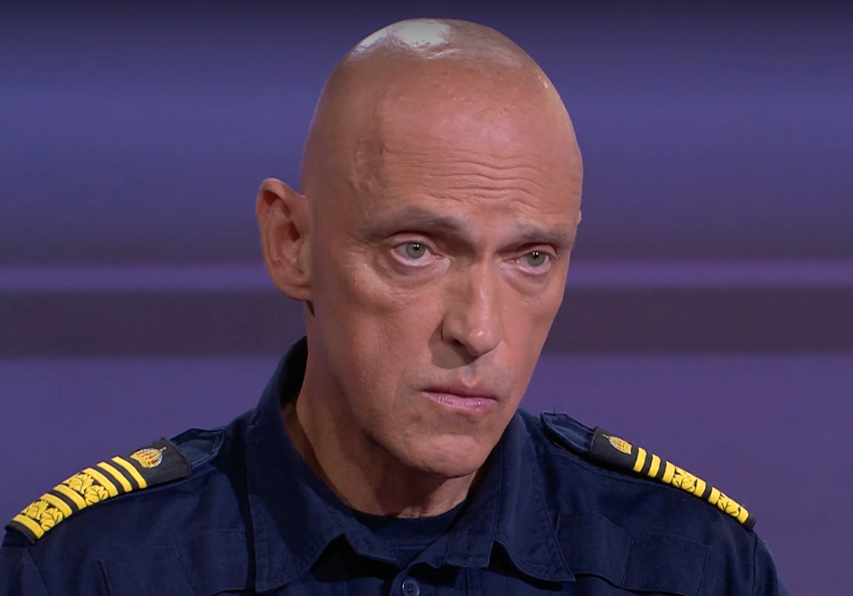 Polischefen Jale Poljarevius. 