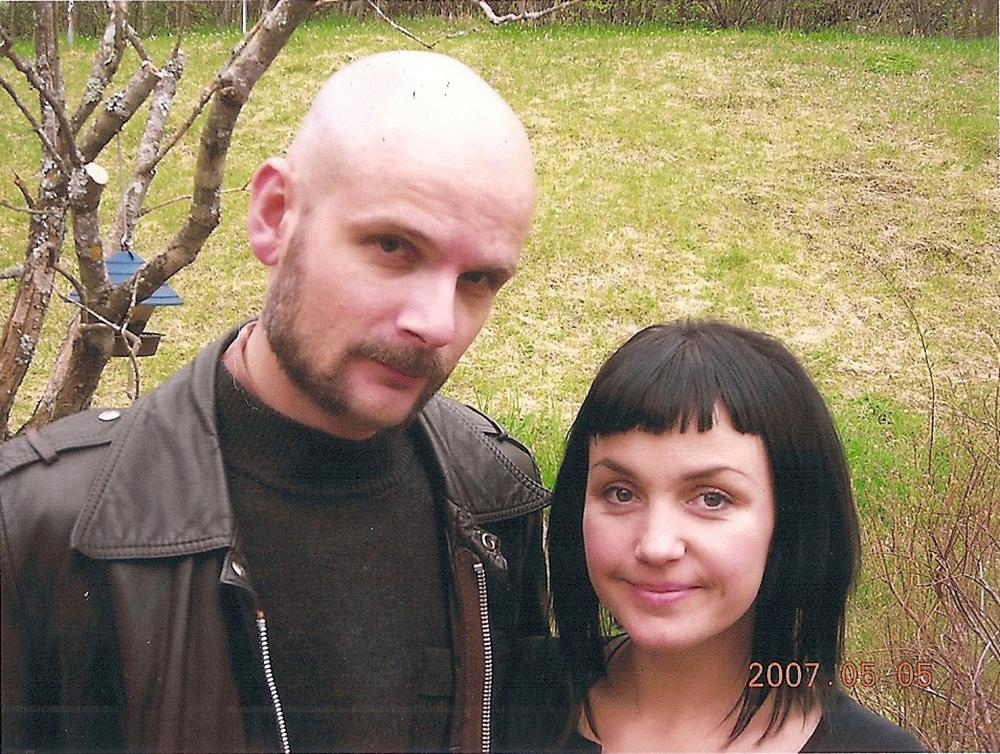 Lars Bygdén med hustrun Ulrika 2007.