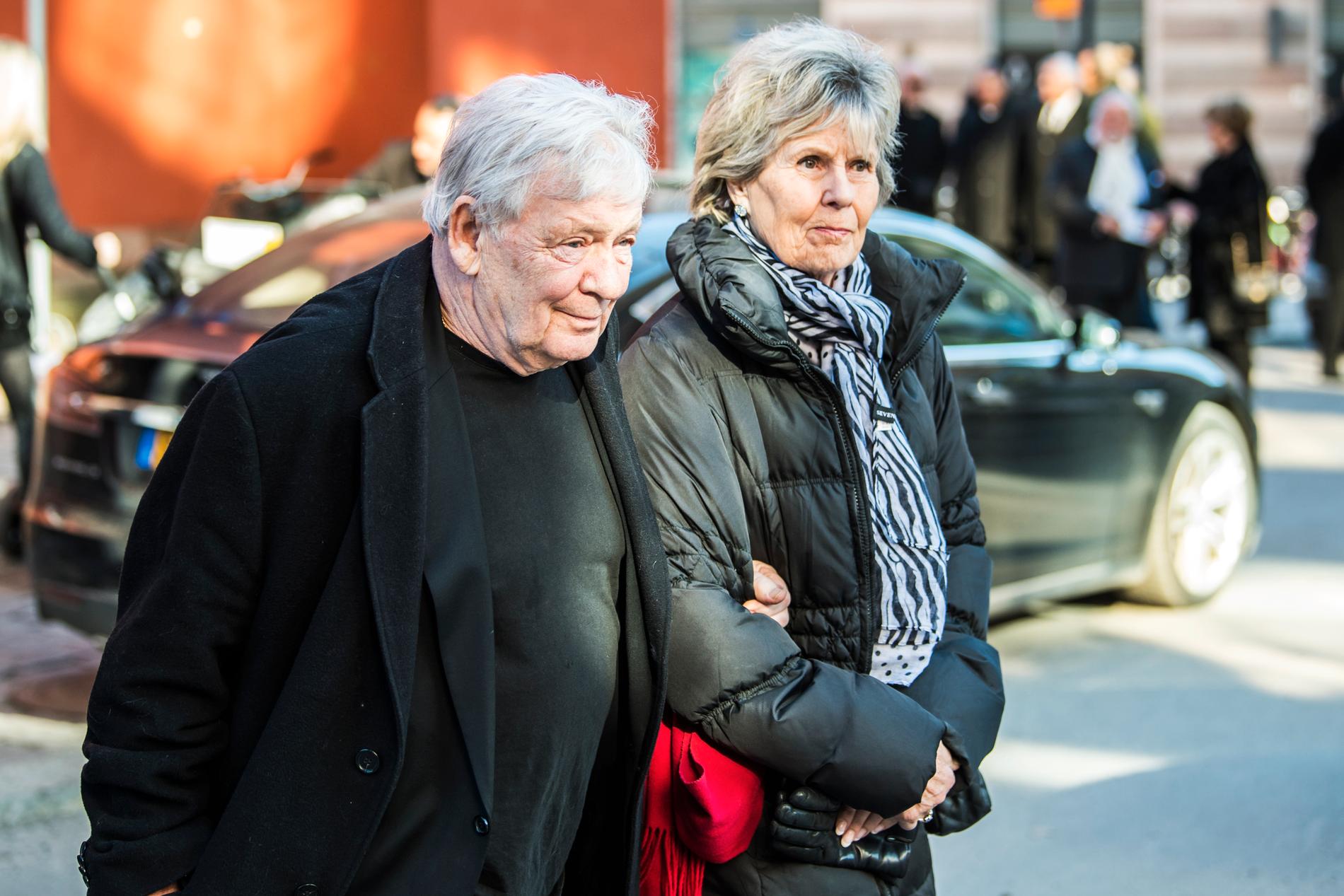 Börje Ahlstedt och hustrun Birgitta Hermann. 