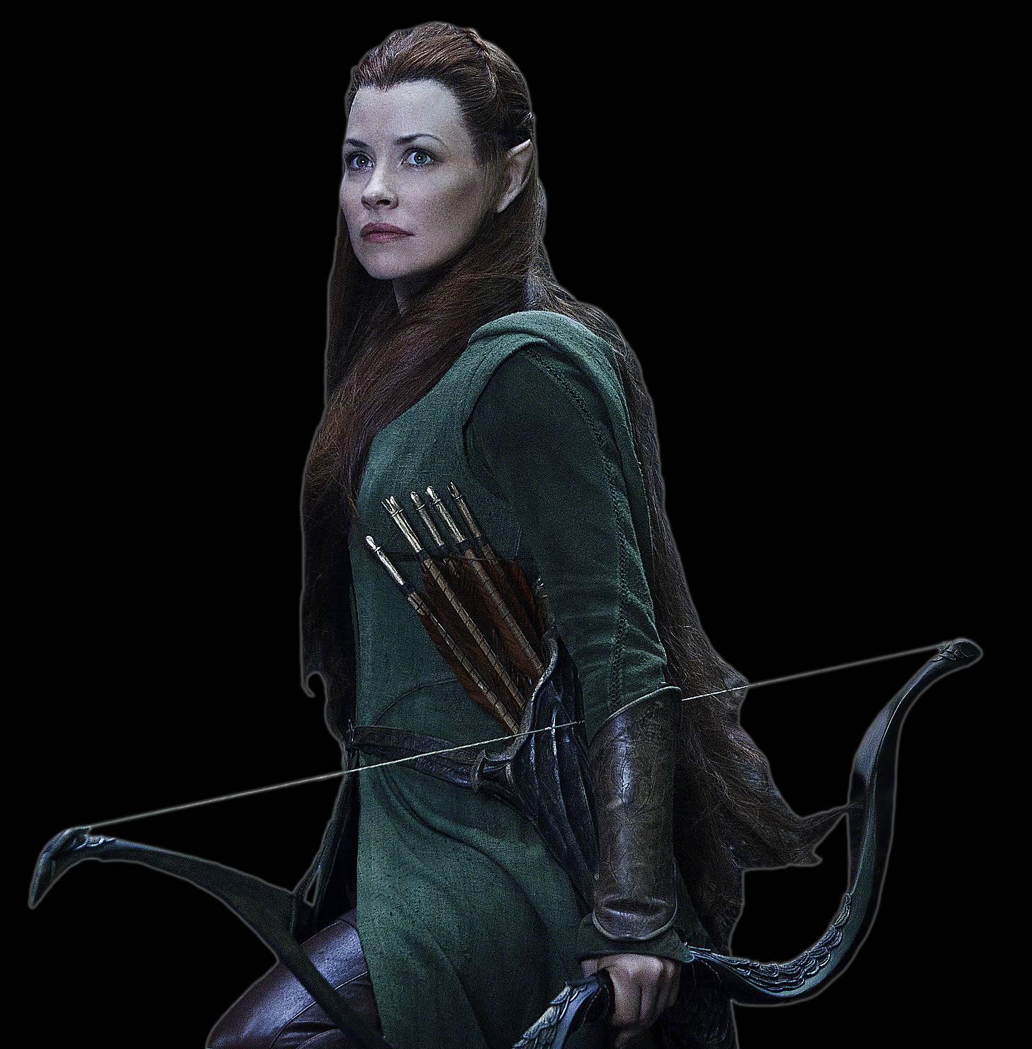 Evangeline Lilly som Tauriel i ”The Hobbit”.