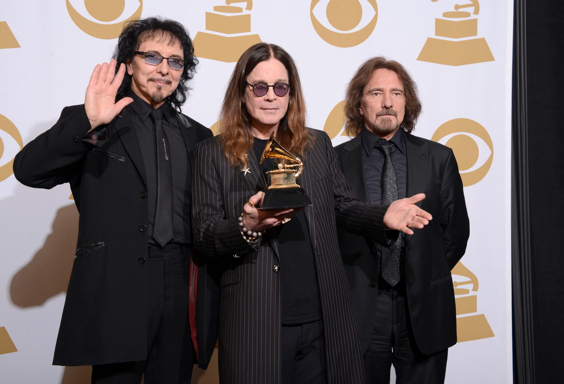 Tony Iommi, Ozzy Osbourne och Geezer Butler.