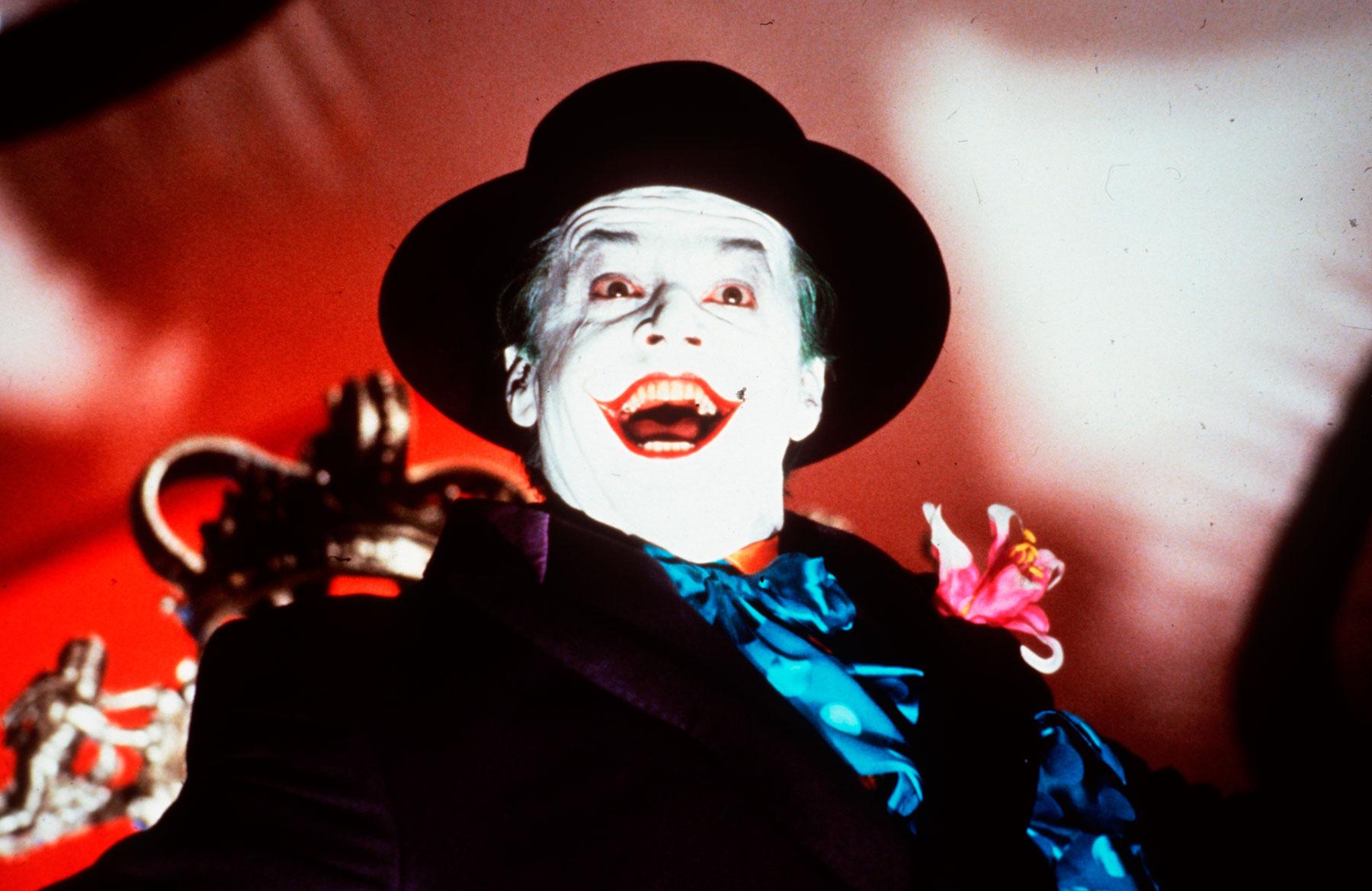 Jack Nicholson i rollen som ”Jokern” 1989.