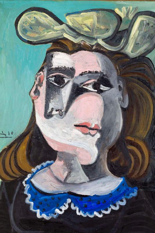Pablo Picasso, ”Kvinnan med blå krage”, 1941.© Succession Picasso/BUS 2012
