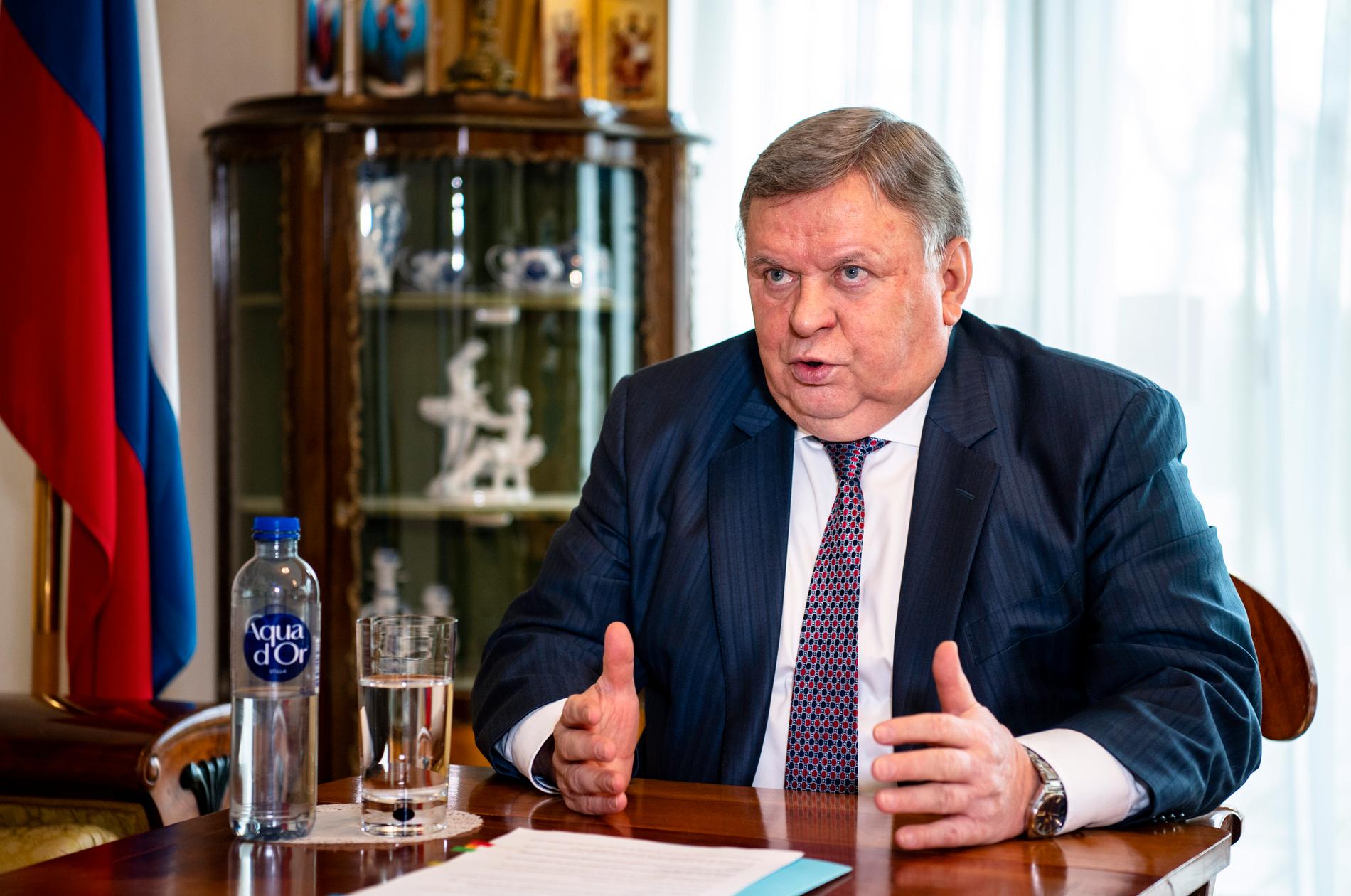 Rysslands ambassadör i Sverige, Viktor Tatarintsev.